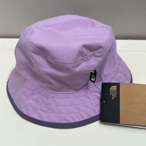 North Face kids purple small bucket hat